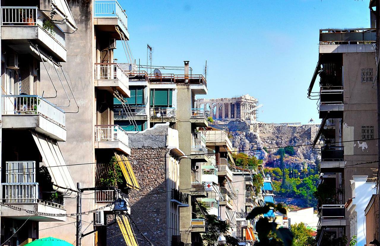 Apartamento Urban Art Experience With Acropolis View Atenas Exterior foto